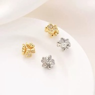 Spacer Beads 18K Trefoil Flower diy