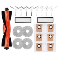 For Robot Vacuum X20+/X20 Plus Parts Accessories Main Side Brush Hepa Filter Mop Cloth Dust Bag Repl