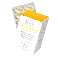 WHC UnoCardio®1000 + Vitamin D 小千金 95%高純度深海魚油+維他命D 60粒 (最佳使用期2029-01-31)