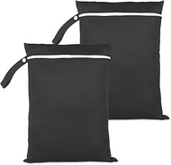 MOLIMOLI Pack of 2 Wet Bags Swimming Waterproof Bag 40 x 30 cm Wetbag Swimming Items, Wet Swimwear B