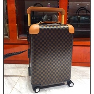 HY-6Foreign Trade Wide Trolley Coffee Plaid Luggage Carry-on Luggage Universal Wheel Travel Password Business22Inch Univ