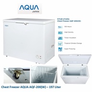 Gosend Elr Freezer Box / Chest Freezer Aqua 200 Liter Aqf-200