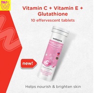 WATSONS Vitamin C + Vitamin E + Glutathione Effervescent Tablet 10s