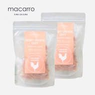 【macarro】雞胸薄片 台灣天然 狗零食 100g(兩包入)