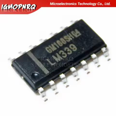 25pcs LM339DR LM339D LM339 339 SOP-14 Quad voltage comparator p new original