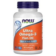 NOW Foods, Ultra Omega-3 Fish Oil, 180 Softgels