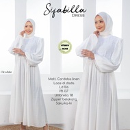 Laris Syabila Dress Gamis Remaja Linen Cordoba LD 106 By Athaya Hijab