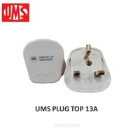 UMS PT130R-S/UMS 130/PT-150R 3 PIN 13A/15A UK Fused PLUG TOP With SIRIM Approve