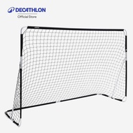 Decathlon Football Goal Size L Galvanised Steel Basic Made Of Galvanized-Black
