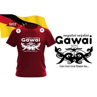 Gawai Dress / T-Shirt Gawai / Segilai Sejalai Gawai 2025 Gray Guru Outlet Named Auss ... ~ Maroon