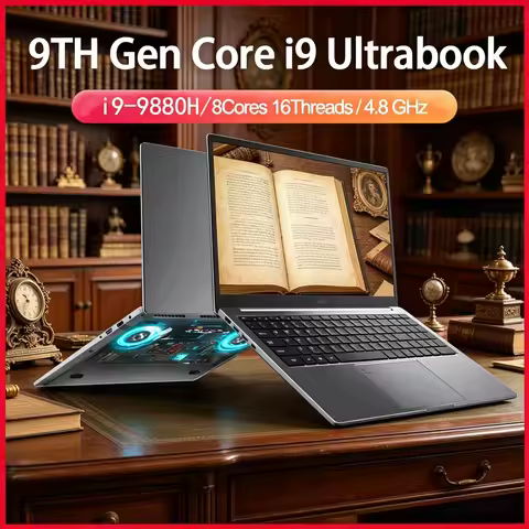 Hot Sale 15.6 Inch Intel i9 Laptop i9-12900H/i9-10885H Windows 11 Pro M.2 SSD DDR4 WIFI5 BT Fingerpr