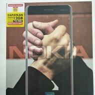 hp Nokia 6 Android ram 3 gb / 32 gb garansi resmi