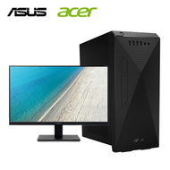 【I5主機+22吋螢幕】華碩 ASUS H-S501ME-513400100W桌上型電腦/i5-13400/8G/512G SSD/DVD/300W/Win11/三年保固+【22型】Acer V227Q
