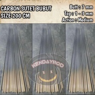 Original Carbon Sutet Bubut 7.11 Mm 200 Cm Kode 1417