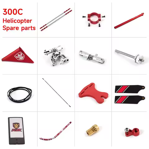 JCZK 300C Helicopter Parts All Series Aircraft RC Helicopter Model Replacement tail Parts 300C-A030~