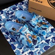 [Free Bv Box] Bv box, Ba.pe blue rainproof sandals blue size 37-44 Hoah2store