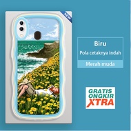 Samsung A30 A14 A13 A20 A22 A21S A20S A23 A30S 5G 4G INS Van Gogh Oil Painting Beach Kesing hp cassi