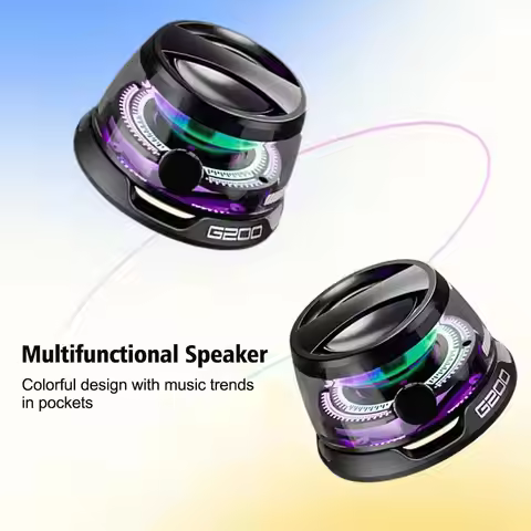 Portable Bluetooth Speaker HECATE G200 RGB Magnetic Speaker BT5.3 Mini Sound Box 7 Hours Playback Ph