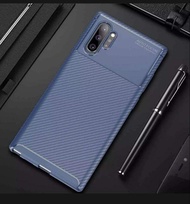 Bkkonline Samsung Galaxy Note 10 Samsung Galaxy Note 10 Pro / Samsung Galaxy Note10 Plus (จัดส่งจากประเทศไทย) พื้นผิวแฟชั่นฝาหลังคาร์บอนไฟเบอร์ แฟชั่นฝาหลังคาร์บอนไฟเบอร์