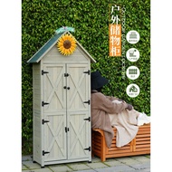 Outdoor Storage Cabinet Rainproof Storage Cabinet Garden Courtyard Tool Room Yard Waterproof Tool Ca