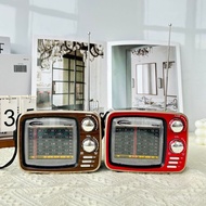 Bluetooth Retro Radio Portable Cross-Border Decoration Hot Sale Radio Band mp3 with Charging Player 