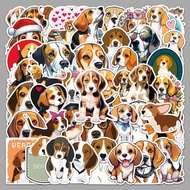 [Meow.Sensei]50Zhang Bichon Graffiti Stickers Personalized Cross-Border Cartoon Cute Dog Decoration 