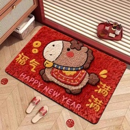 Cartoon Horse Bathroom Mat Absorbent Bathroom Floor Mat Diatomite Floor Mat Diatom Mud Mat Anti-Slip