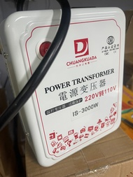 หม้อแปลงไฟฟ้า จาก 220 v เป็น 110 v รุ่นมาตรฐาน 3000 วัตต์