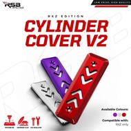 RXZ CYLINDER COVER NEW DESIGN CNC ALLOY V2 BY RSB RACING PNP RXZ - Motorcycle Accessories