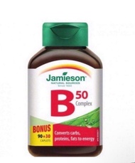 港行 新款 Jamieson 維他命B雜丸 B50 維他命 120粒 全新 28年1月到期 value size