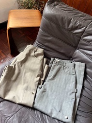 TYPO STRIPE BROWN VINTAGE PANTS