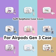 For Airpods Gen 3 Case Trendy Ideas Transparent Cartoon for Airpods gen 3 Casing Soft Earphone Case 