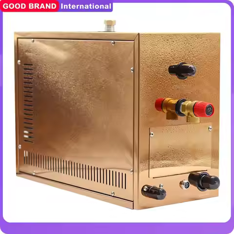 9kw Automatic stainless steel Steam Generator Automatic descaling Sauna Room Steam Bath Machine For 