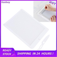 kaobuy Fafeicy Mini Scoring Board with Bone Folder  6.4 x 8.5 Inches Small Score Compact for Paper C