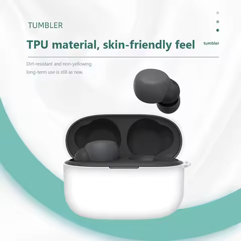 Lightweight Silicone Earphone Case for Sony Linkbuds S WF-LS900N TWS Wireless Headphones Protective 