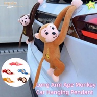 GORROS Monkey Plush Toys, Quick Release Creativity Long Arm Ape Car Pendant, Hanging Monkey Gibbon C