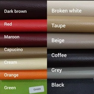 Synthetic Leather Fabric // OSKAR SOFA Fabric // Faux Leather Fabric // Metered Upholstery Fabric (0.5 Meters)