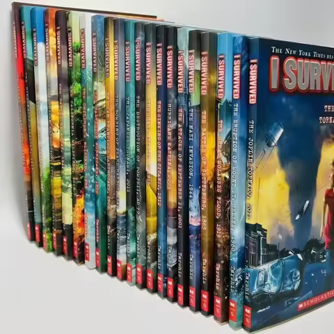 22 Books/Set I Survived English Reading Books Disaster History Survival Novel Escape Guide Children'
