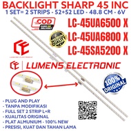 SHARP LED TV BACKLIGHT 45 IN LC 45UA6500 45UA6800 40SA5200 45UA6500X 45UA6800X 40SA5200i LC45UA6500 