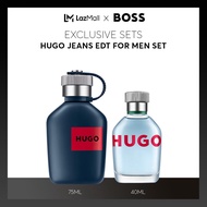 [Exclusive Set] เซ็ทน้ำหอม HUGO Jeans EDT For Men Set (HUGO Jeans EDT 75ml + HUGO Man EDT 40ml) | by
