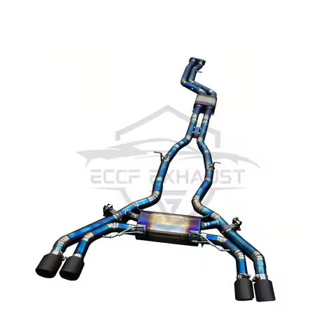 Aggressive Sound Sporty Valved Titanium Catback Exhaust for BMW X3M X4M F97 F98 S58 3.0T Performance