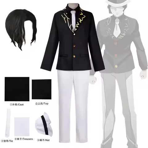 Kibutsuji Muzan Cosplay Anime Costume Wig