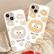 Coal ball Iphone 11 12 13 14 15Pro Max IPX Xr Xs Max 7 8 6s Plus Wheat straw Soft Silicone Phone Case