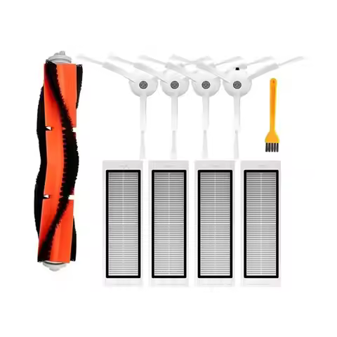 M02K-Replacement Side Brush Filter Set For Xiaomi Robot Vacuum Cleaner 1/1S SDJQR01RR SDJQR02RR SDJQ