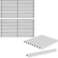 Dongftai SS67550 (2-pakc) 67671(9-Pack) 16GA Stainless Steel Flavorizer Bars for Weber 67669 Weber S