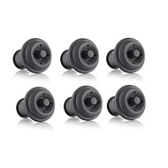 Vacu Vin Wine Saver Vacuum Stoppers Set of 6 – Grey