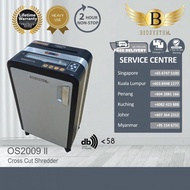 BIOSYSTEM HEAVY DUTY PAPER SHREDDER (OS2009II)