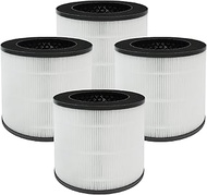 4 Pack 14 Replacement Filter Compatible with MA Series 14/14B/14W Air PuriFier, 3-in-1 Filtration Co