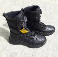 Sepatu PDL BOA Tali Putar Kulit
