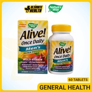Nature's Way Alive! Once Daily Men's Multivitamin, Ultra Potency, Food-Based Blends , 60 Tablets